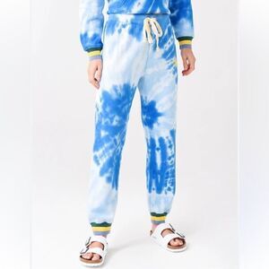 Warm Women’s Wave Tye & Dye Sweatpants Joggers (Size XS)